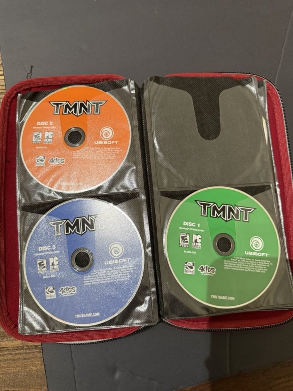 TMNT Ubisoft PC Game Discs Only - Lot Of 3
